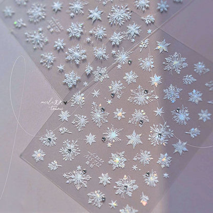 Snowflake Nail Art Stickers