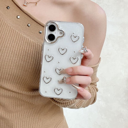 Heart Transparent Phone Case