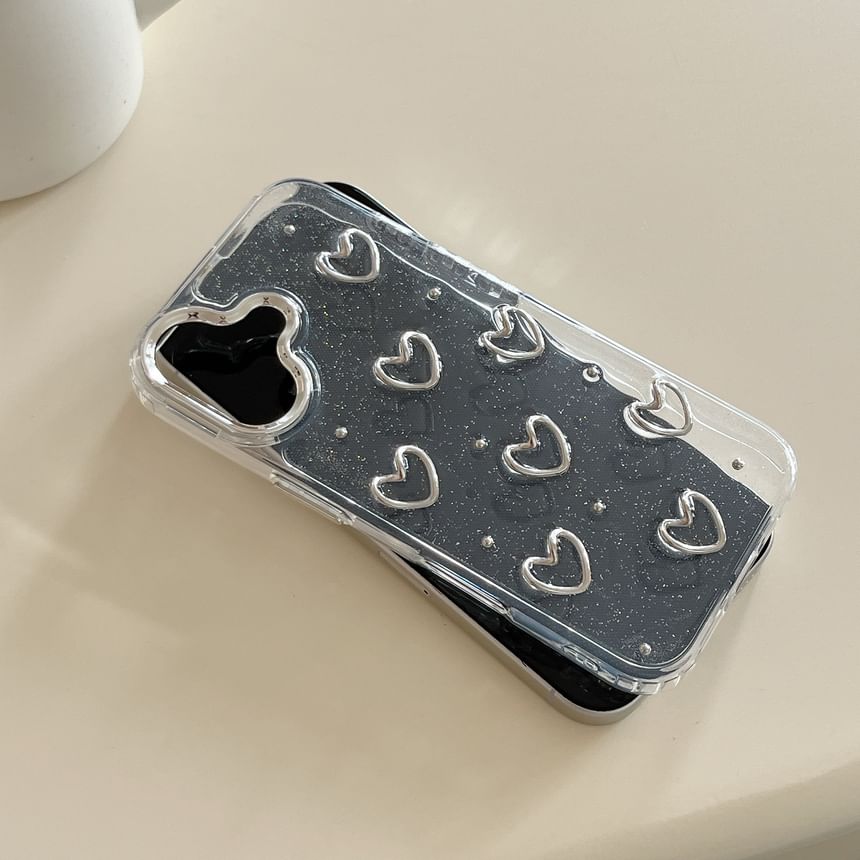 Heart Transparent Phone Case