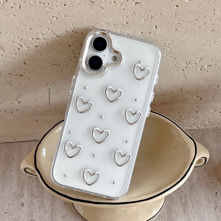 Heart Transparent Phone Case