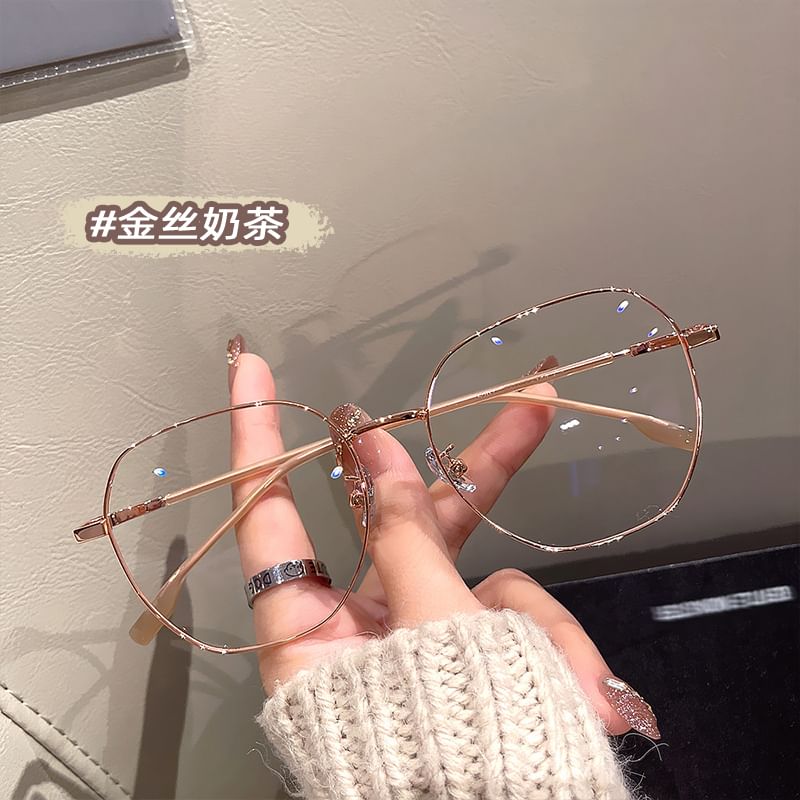 Metal Polygon Glasses