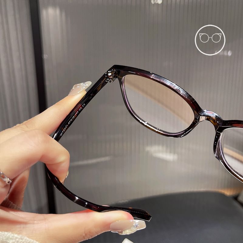 Light Blocking Blue Round Glasses