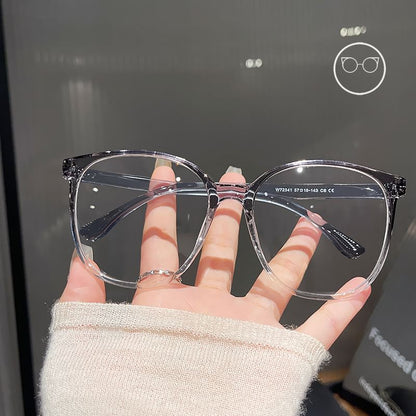 Light Blocking Blue Round Glasses