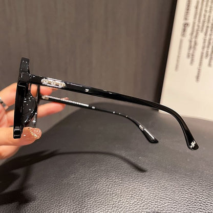 Square Light Glasses Blue Blocking