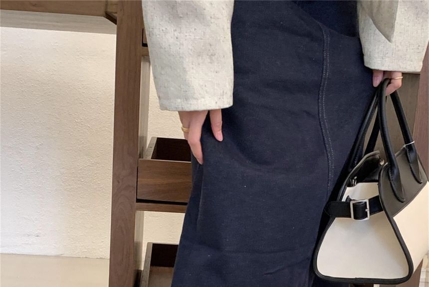 Heel Mary Plain Faux Leather Square Pumps T-Strap Chunky Jane Toe