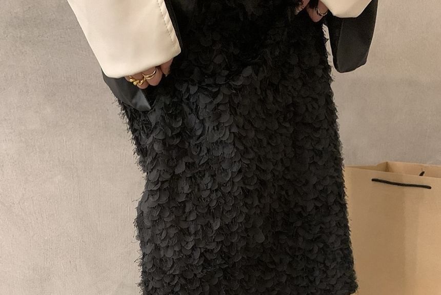 Loafers Faux Accent Metal Platform Leather