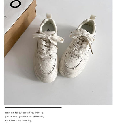 Baskets à lacets à plateforme