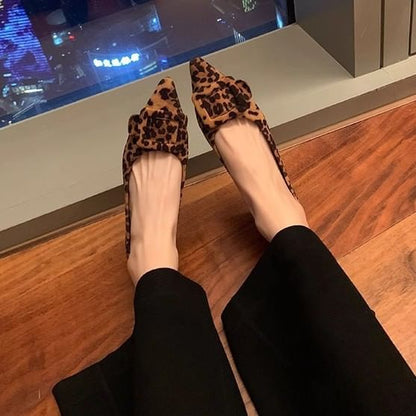 Flats Pointed Buckled Toe