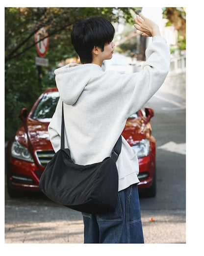 Cat Messenger Nylon Bag Print