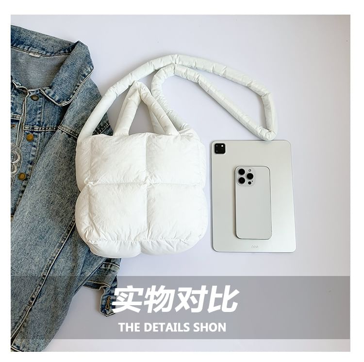 Plain Crossbody Puffer Bag