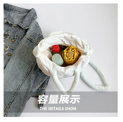 Plain Crossbody Puffer Bag