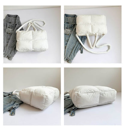 Bag Puffer Tote Plain Crossbody