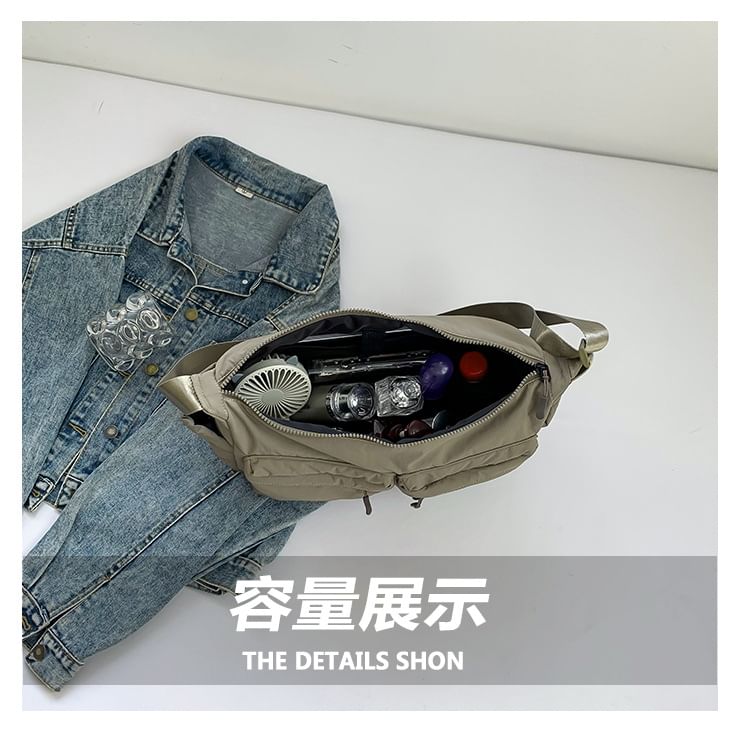 Bag Nylon Messenger Plain