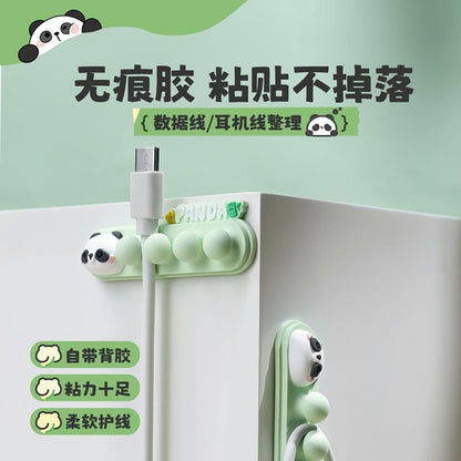 Panda Plastic Adhesive Cable Organizer / Set