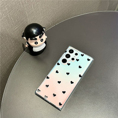 Heart / Polka Dot Bead Strap Phone Case