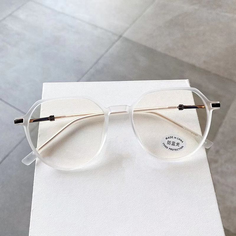 Blocking Glasses Light Geometric Blue