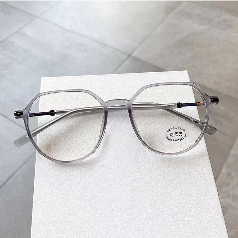 Blocking Glasses Light Geometric Blue