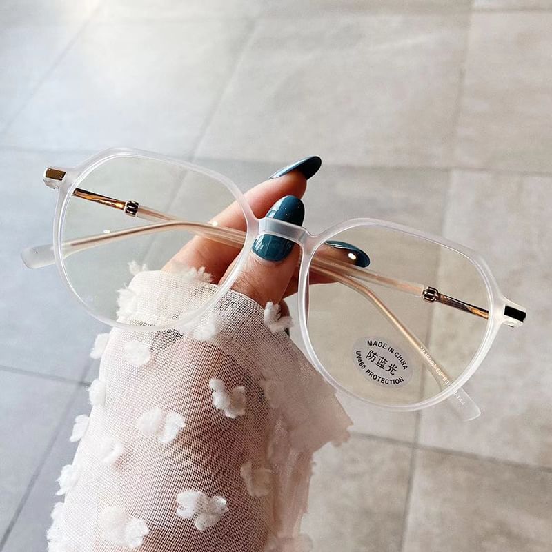 Blocking Glasses Light Geometric Blue