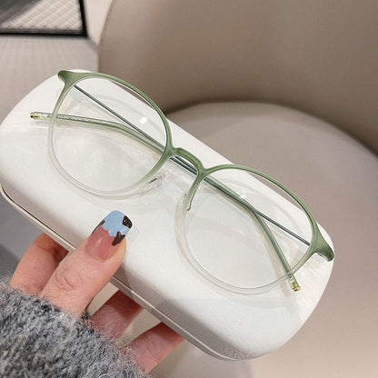 Blue Blocking Round Light Glasses