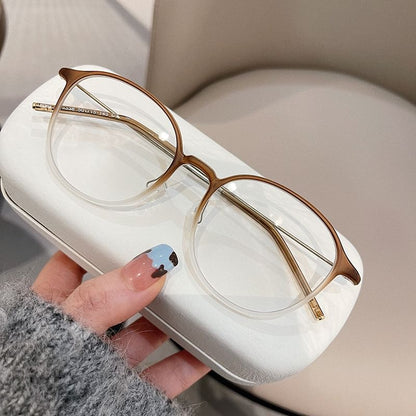 Blue Blocking Round Light Glasses