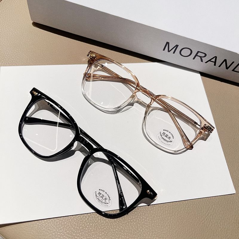 Light Blocking Square Glasses Blue