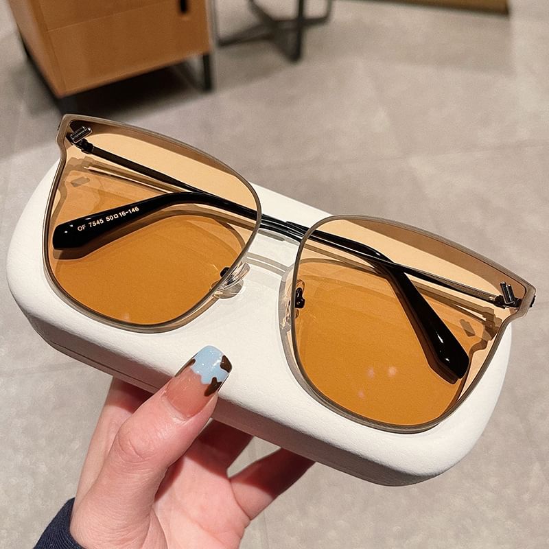 Metal Square Sunglasses Frame
