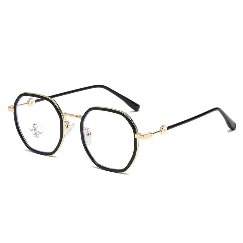 Blue Geometric Glasses Light Blocking