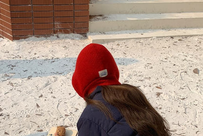 Applique Wool Balaclava