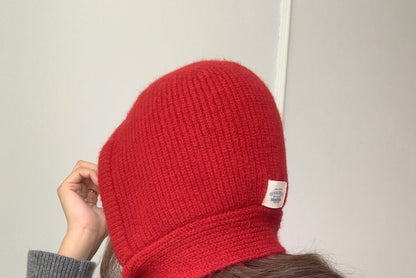 Applique Wool Balaclava