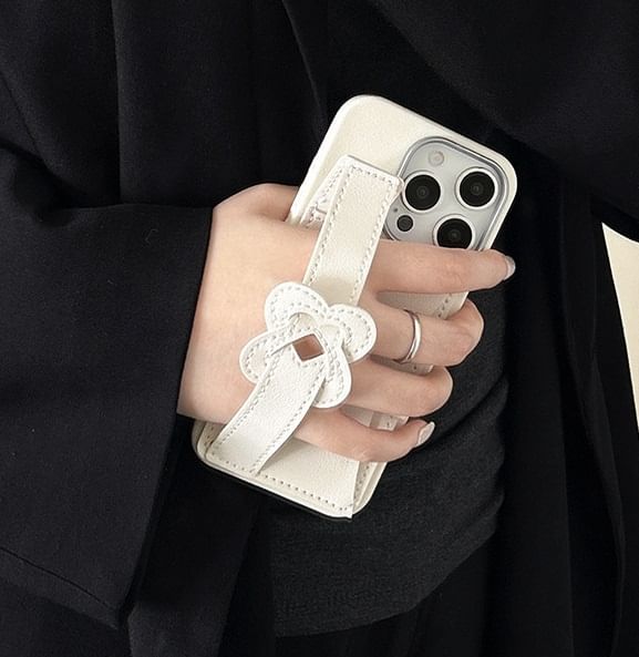 Heart Faux Leather Phone Case With Card Holder For iPhone 16, 16 Plus, 16 Pro, 16 Pro Max, 15, 15 Pro, 15 Pro Max, 14, 14 Plus, 14 Pro, 14 Pro Max, 13, 13 Pro, 13 Pro Max