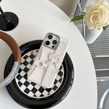 Heart Faux Leather Phone Case With Card Holder For iPhone 16, 16 Plus, 16 Pro, 16 Pro Max, 15, 15 Pro, 15 Pro Max, 14, 14 Plus, 14 Pro, 14 Pro Max, 13, 13 Pro, 13 Pro Max