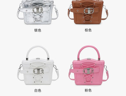 Bag Lace-Up Crossbody Buckled