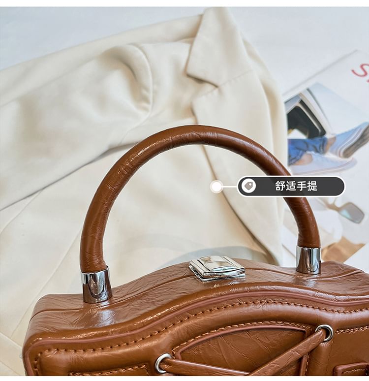 Bag Lace-Up Crossbody Buckled