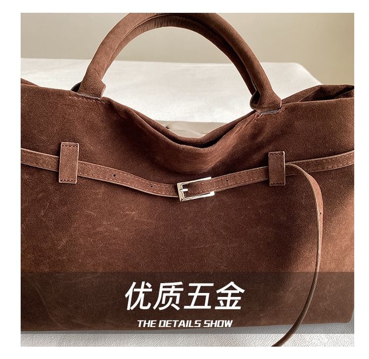 Suede Bag Tote Faux