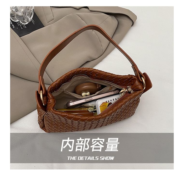 Faux Crossbody Bag Leather Quilted