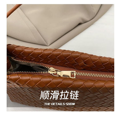 Faux Crossbody Bag Leather Quilted