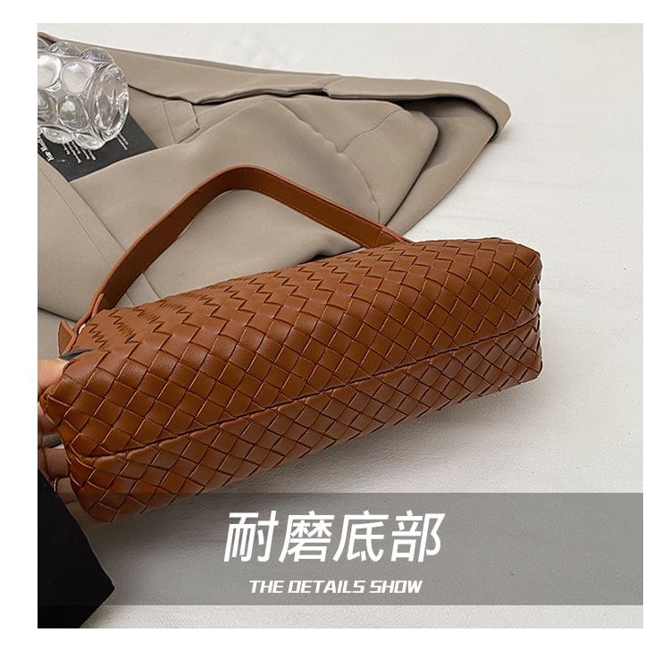 Faux Crossbody Bag Leather Quilted