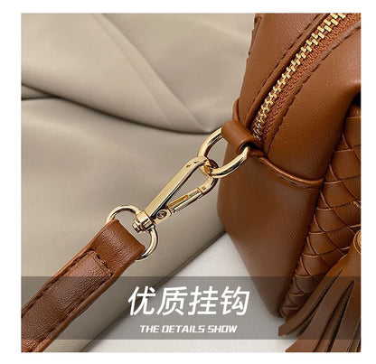 Crossbody Bag Quilted Leather Faux