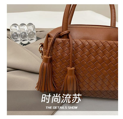 Crossbody Bag Quilted Leather Faux