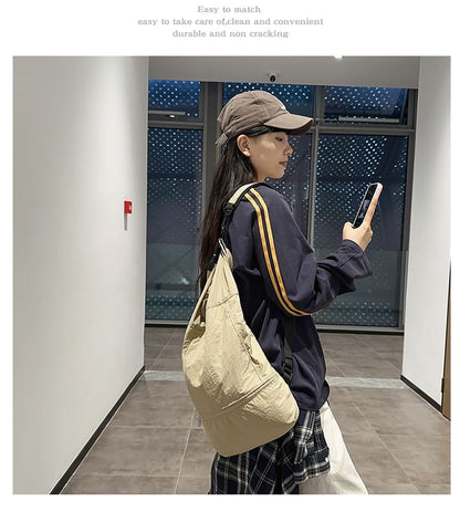Nylon Plain Sling Bag