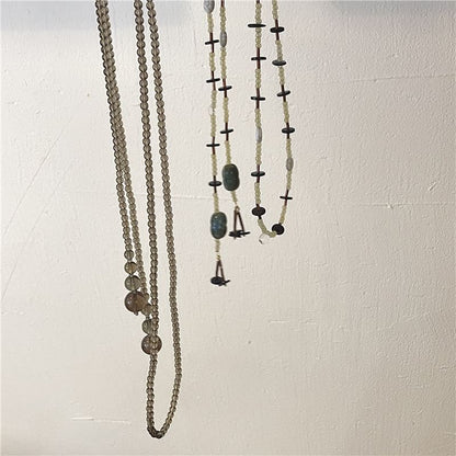 Necklace Beaded Long