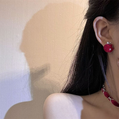 Choker Flower Velvet Charm