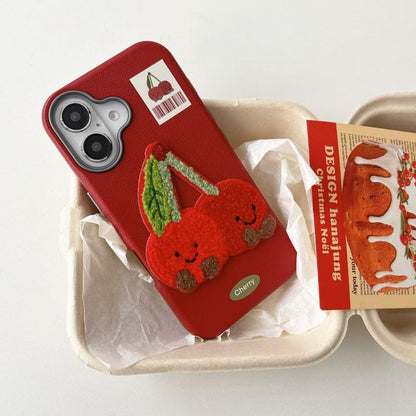 Embroidered Phone Vegetable Case
