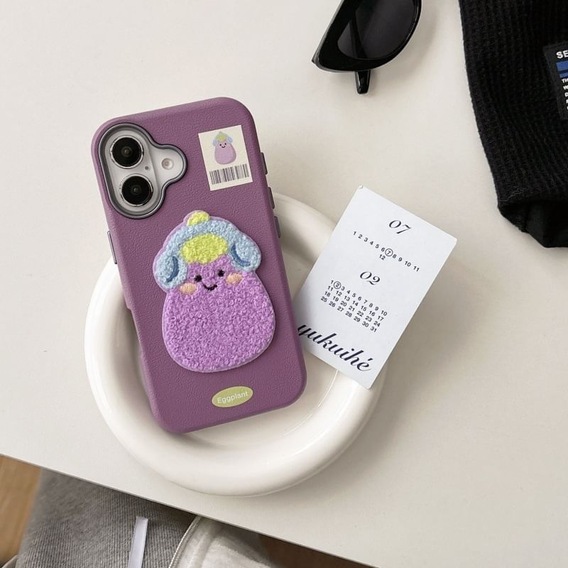 Embroidered Phone Vegetable Case