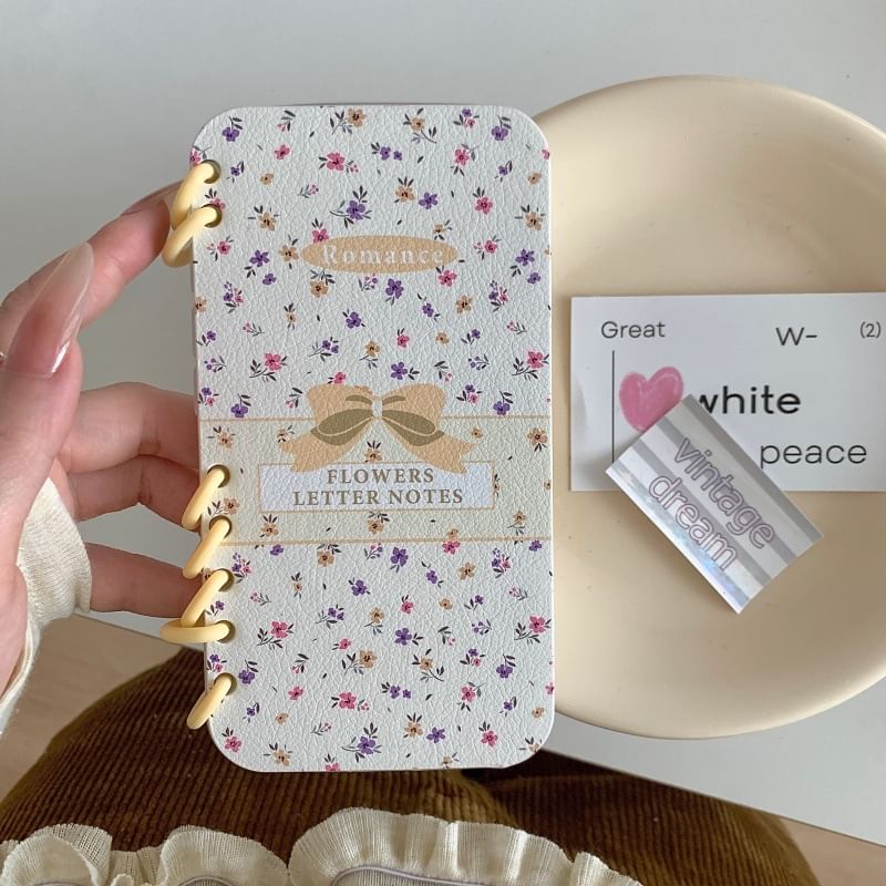 Folio Case Phone Floral