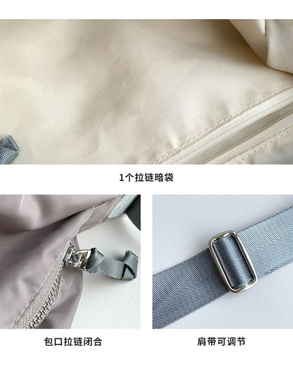 Crossbody Nylon Bag Plain