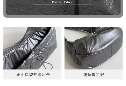 Plain Shoulder Bag Padded