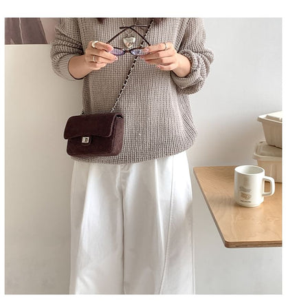 Flap Strap Crossbody Quilted Chain Bag