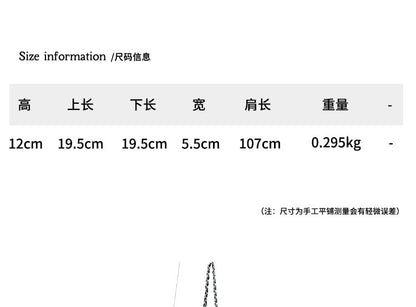 Flap Strap Crossbody Quilted Chain Bag