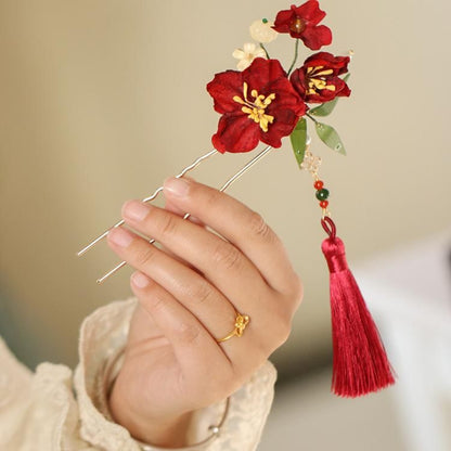 Floral Hair Pin / Hair Clip